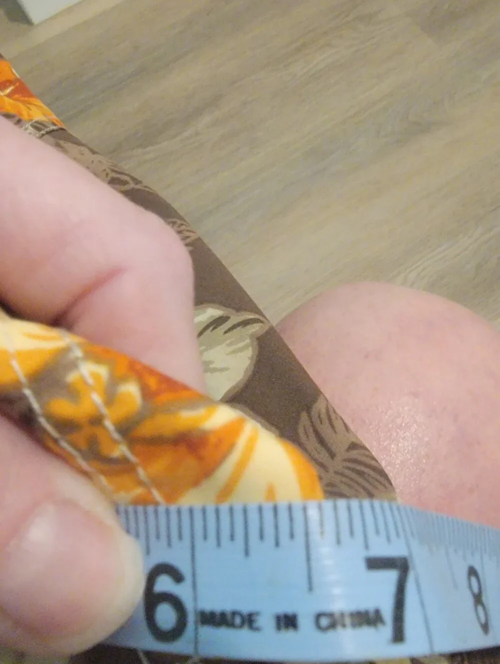 Men's George Swimming Trunks Big & Tall 3XL Brown Tropical Print 6.5